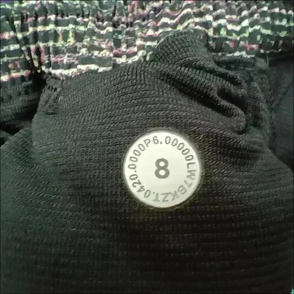 Lululemon Hotty Hot Short II *Long 4" Peloton Limitless Brown Multi Women's 8 - Picture 3 of 5